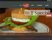 Tablet Screenshot of pinestatebiscuits.com